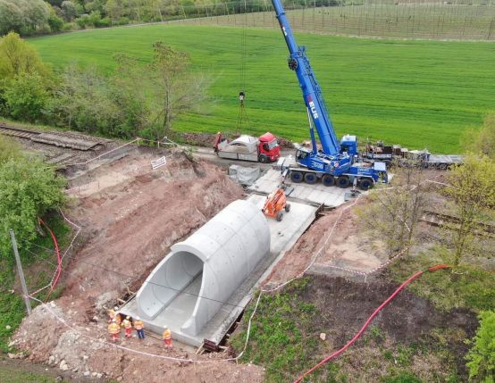 Rekonstrukce několika mostů na trati Praha – Chomutov